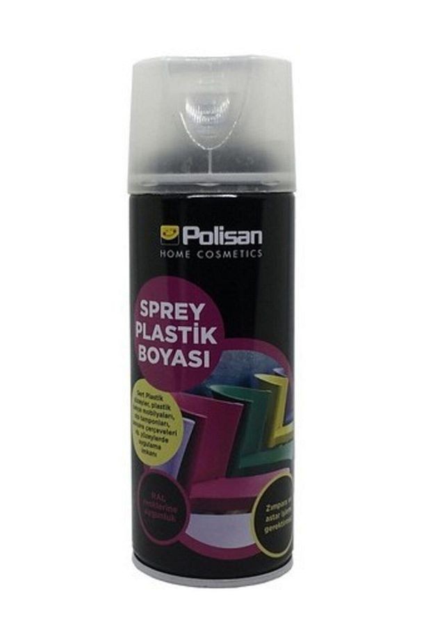 Plastik Yüzey Sprey Boyası Mat Siyah (Ral-9004) 400 ml.