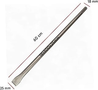 Max Şaftlı Keski 18 mm x 600 mm x 25 mm Hilti Ucu Beton Taş Kaya Kırıcı Kırma Adaptörü