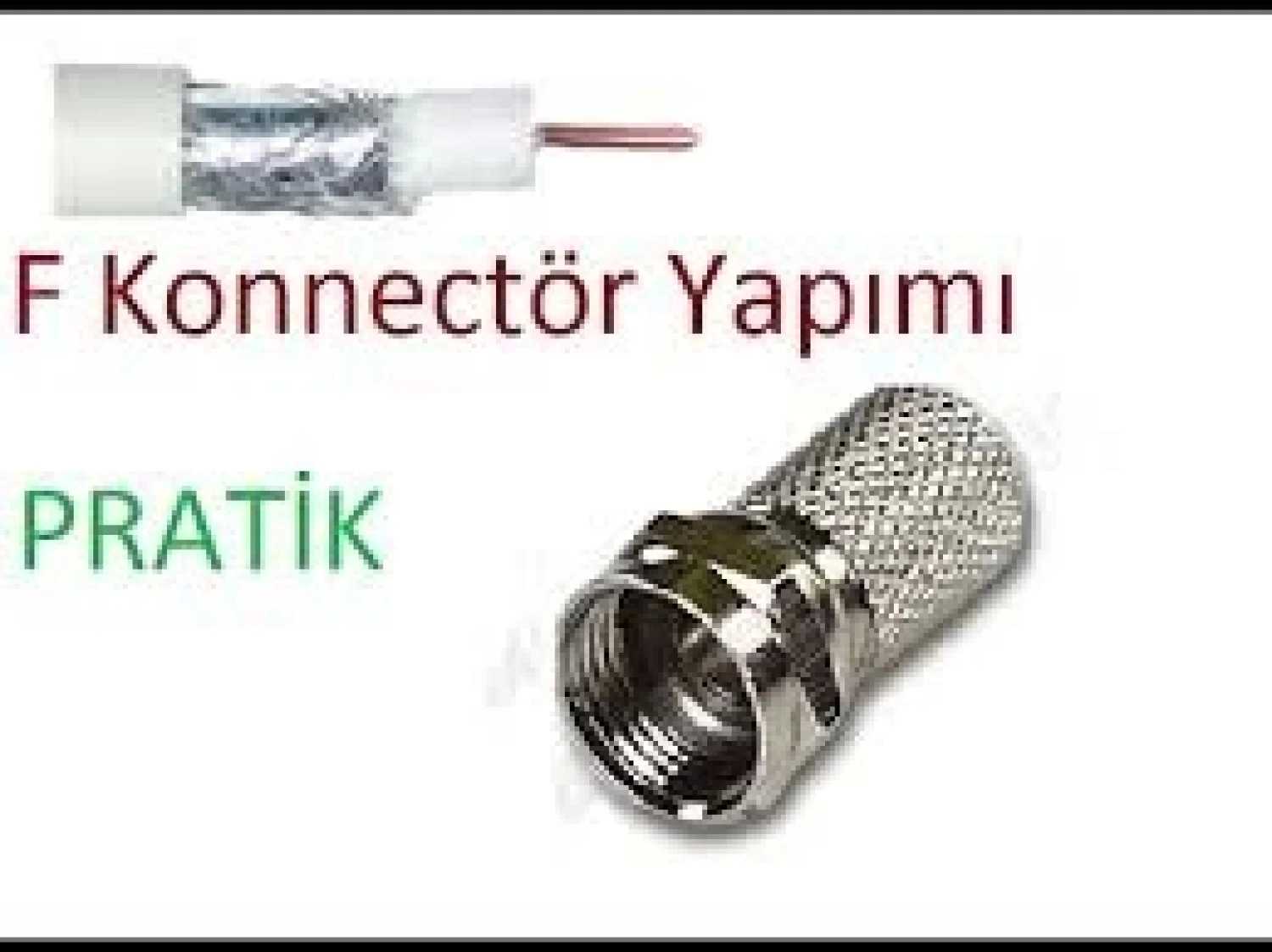 Ef Vida 50 Parça Uydu Konnektör Rg-6-F (4887)