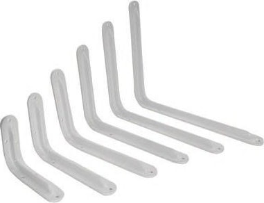 Metal Boyalı Lüx Beyaz Raf Altı 8X10 - 2 Adet