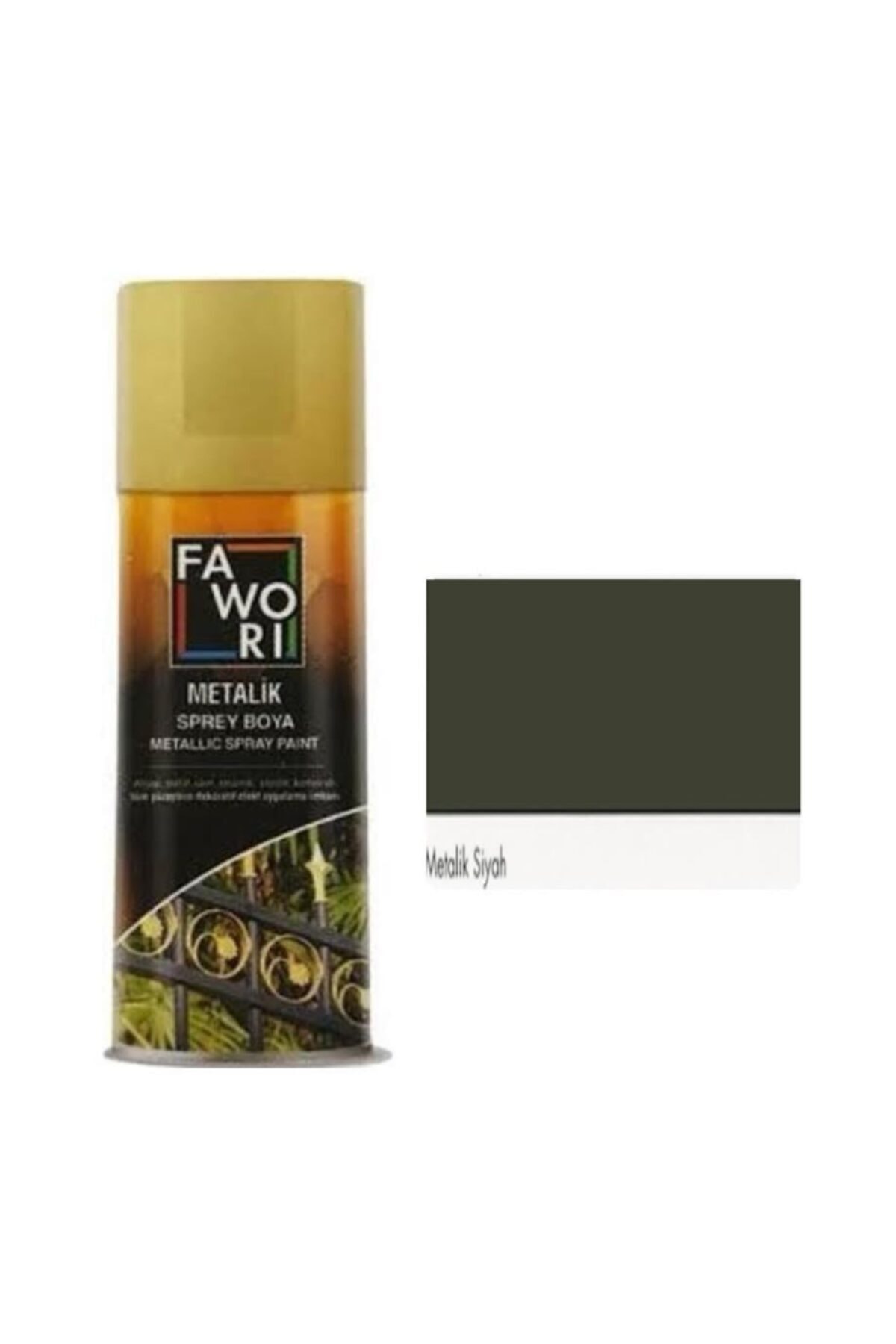 Metalik Sprey Boya 400 Ml ( Metalik Siyah)