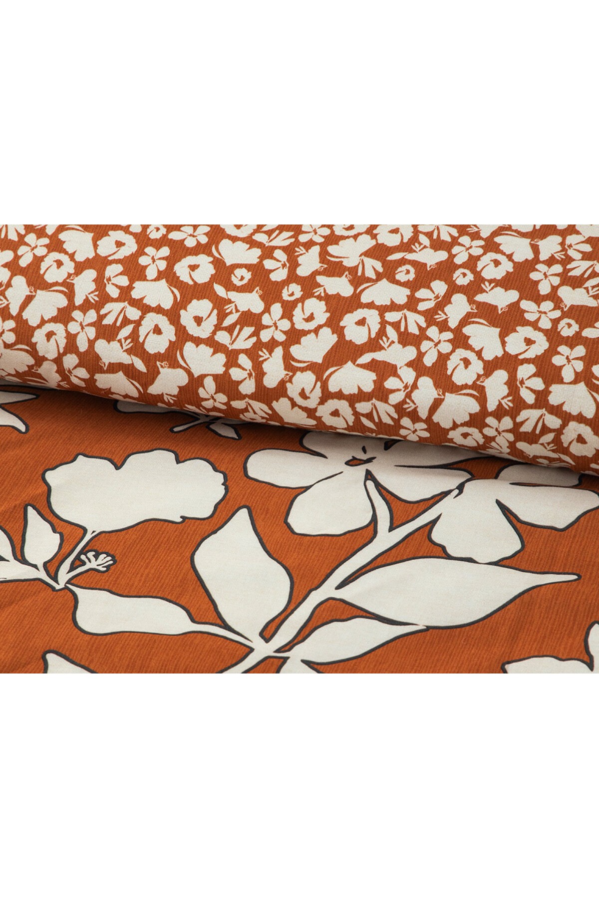 Grandiflora Dijital Baskılı Soft Cotton Çift Kişilik Nevresim Seti 200x220 Cm Terracotta