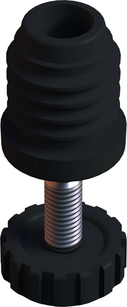 Ayarlı Vidalı Plastik Profil Rotil Ayak 25 mm