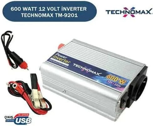 Teknomax 600W Inverter Dönüştürücü