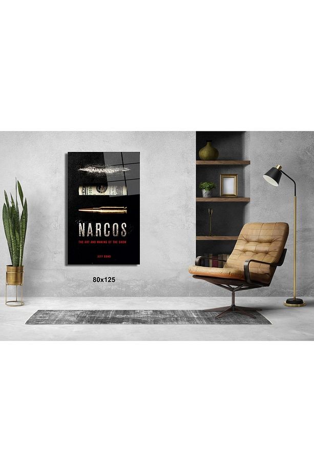Narcos Sinema Ve Ünlüler Cam Tablo #PCT0902