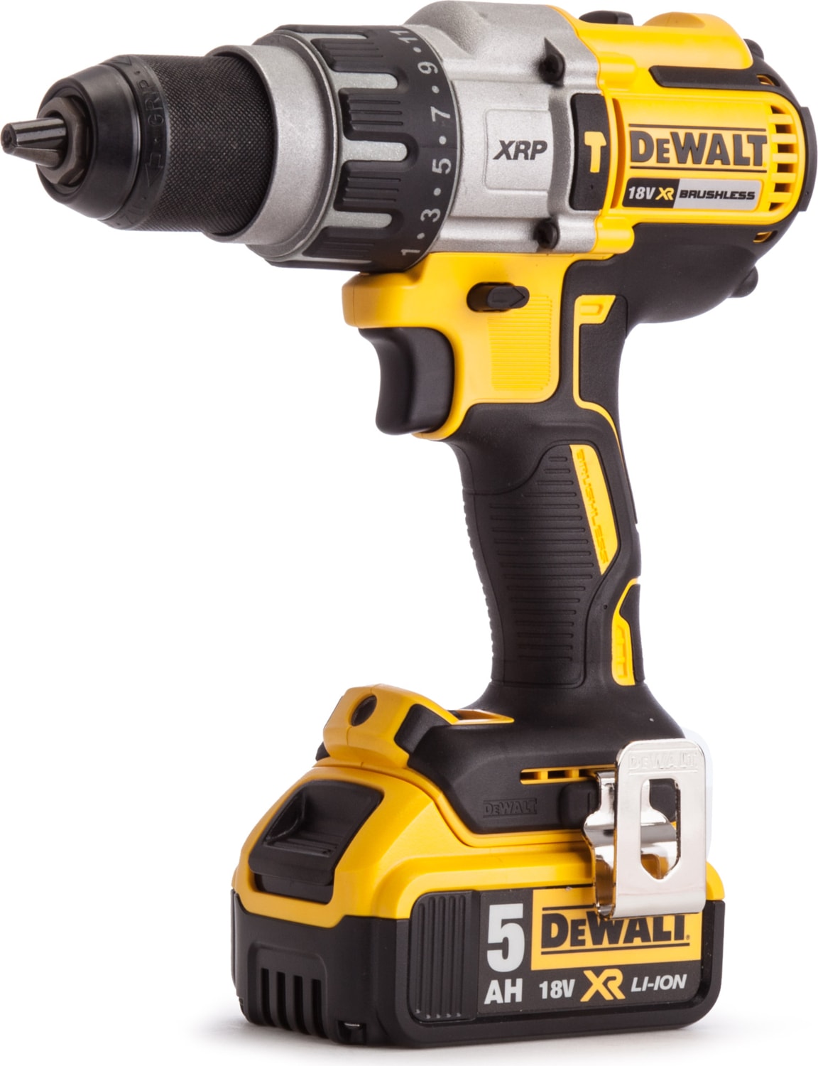 DCD996P2 18V Li-Ion Çift Akülü Kömürsüz Darbeli Matkap 18 W Anahtarsız Mandren