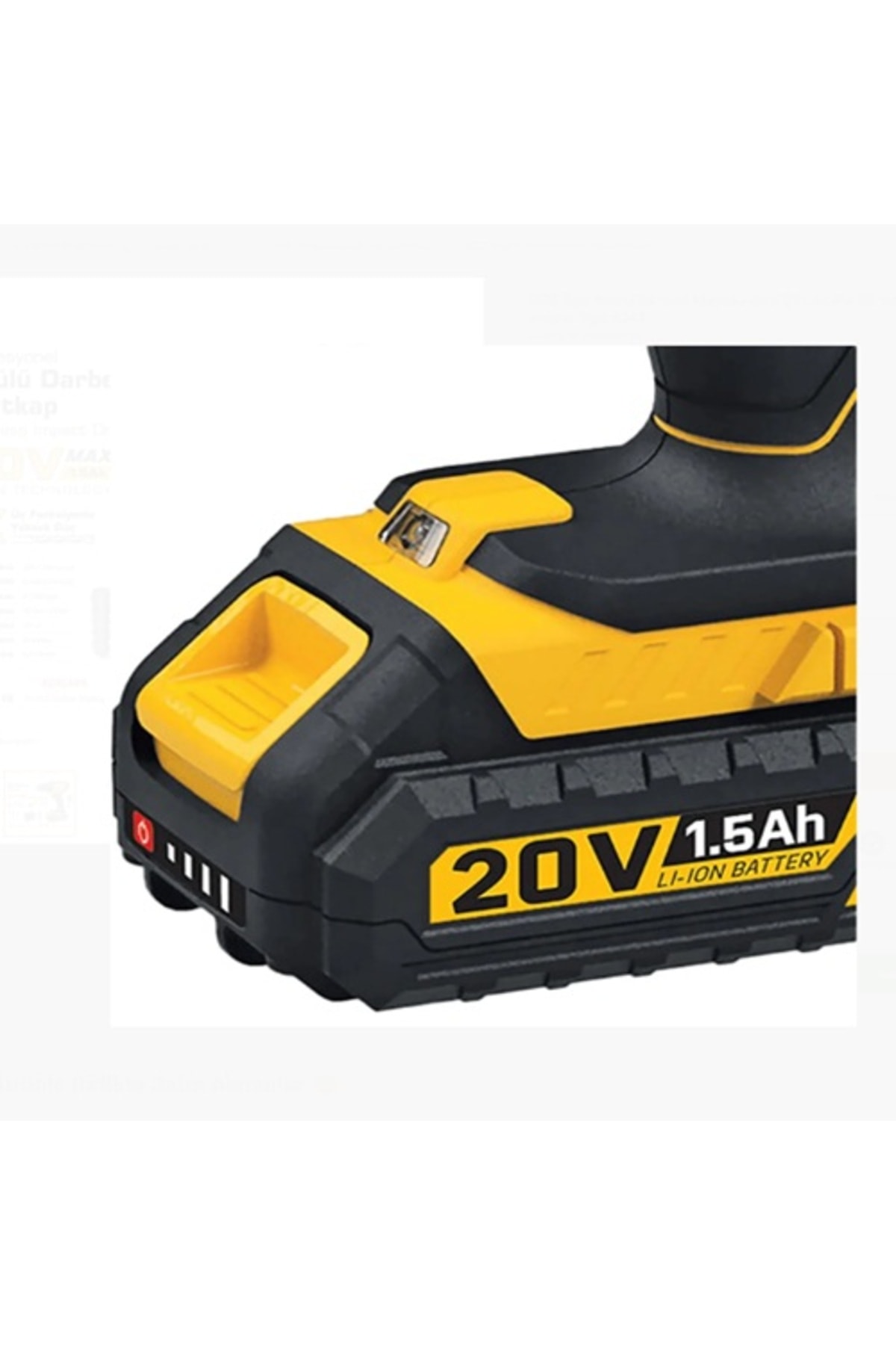 SGS Akülü Darbeli Matkap Seti TEK Akülü 20 Volt -1.5 Amper  5245