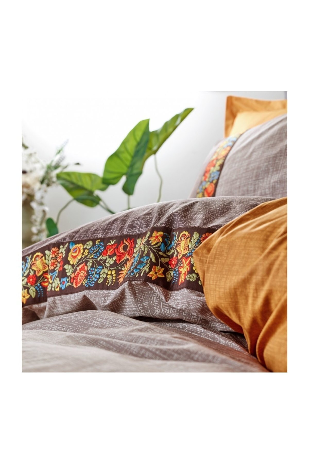 Folk Art Çift Kişilik Nevresim Takımı