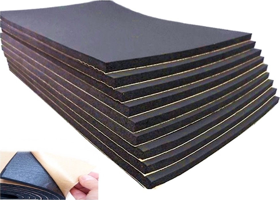 Epdm Kauçuk Sünger 5mm Kalınlık, 100x100cm Kendinden Yapışkanlı Kauçuk Yalıtım Bandı