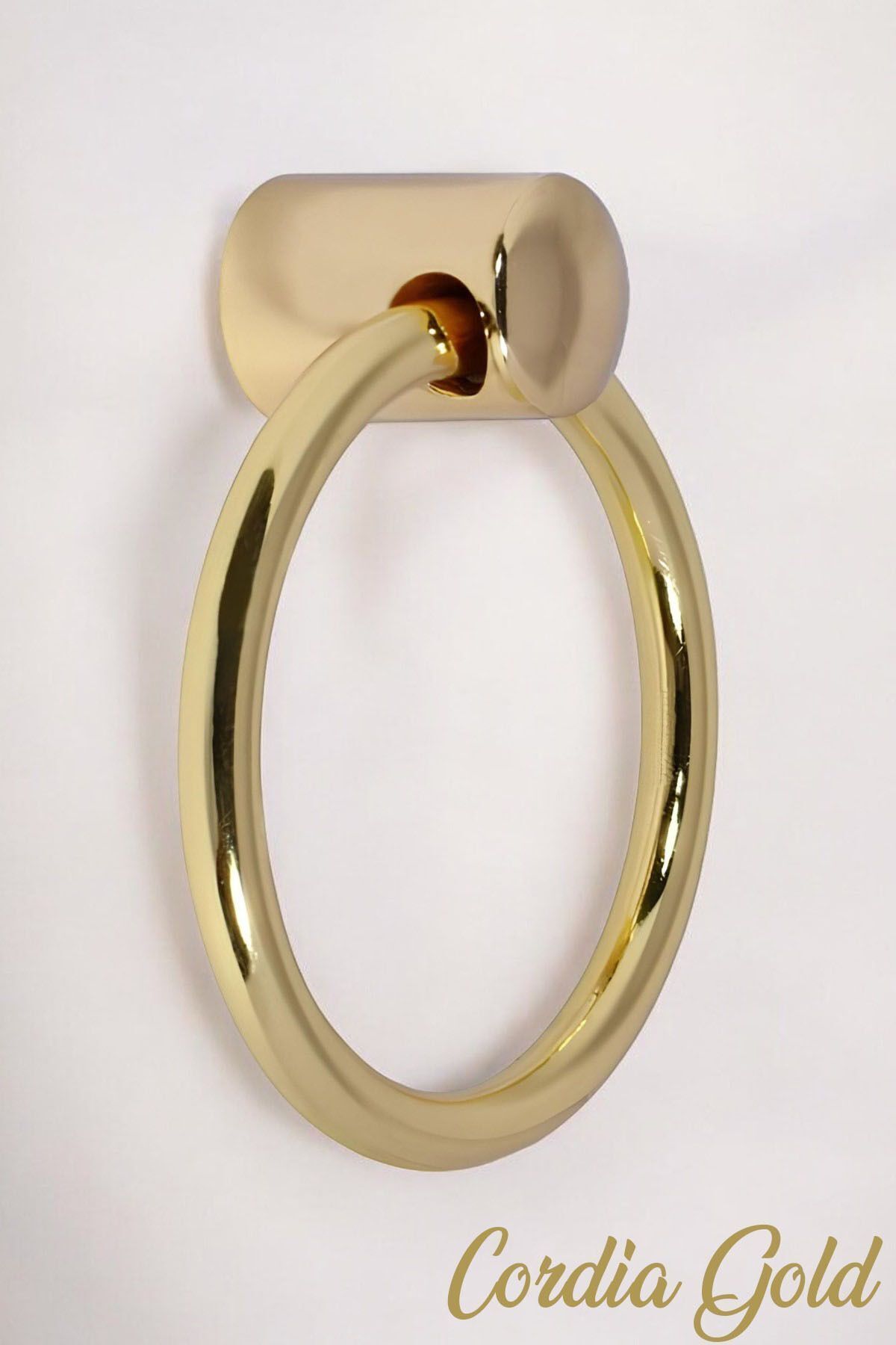 BADEM10 Cordia Sarkaç Mobilya Mutfak Çekmece Dolap Dolabı Kulpu Kulpları Kulbu Metal Halka Kulp (GOLD)