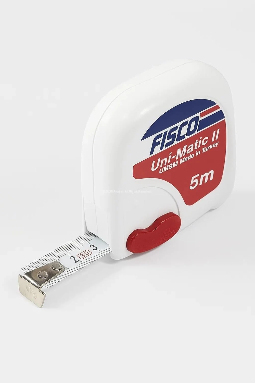 Çelik Şerit Metre, 5 Metre, 15 mm Genişlik, Otomatik Kilitli, Askılı, Dayanıklı Gövde, Otomatik Geri Sarma, Profesyonel Ölçüm Aleti, Premium Kalite