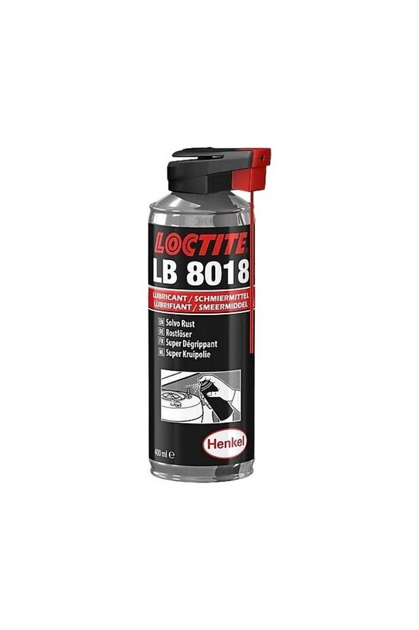Loctite LB 8018 Yağlayıcı Pas Sökücü Sprey 400 ml. - (2 Adet)