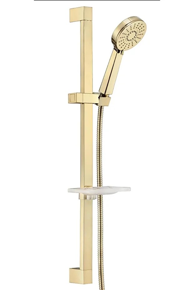 Nobilis Hareketli Sürgülü Banyo Duş Seti - Altın (Gold) 102846011