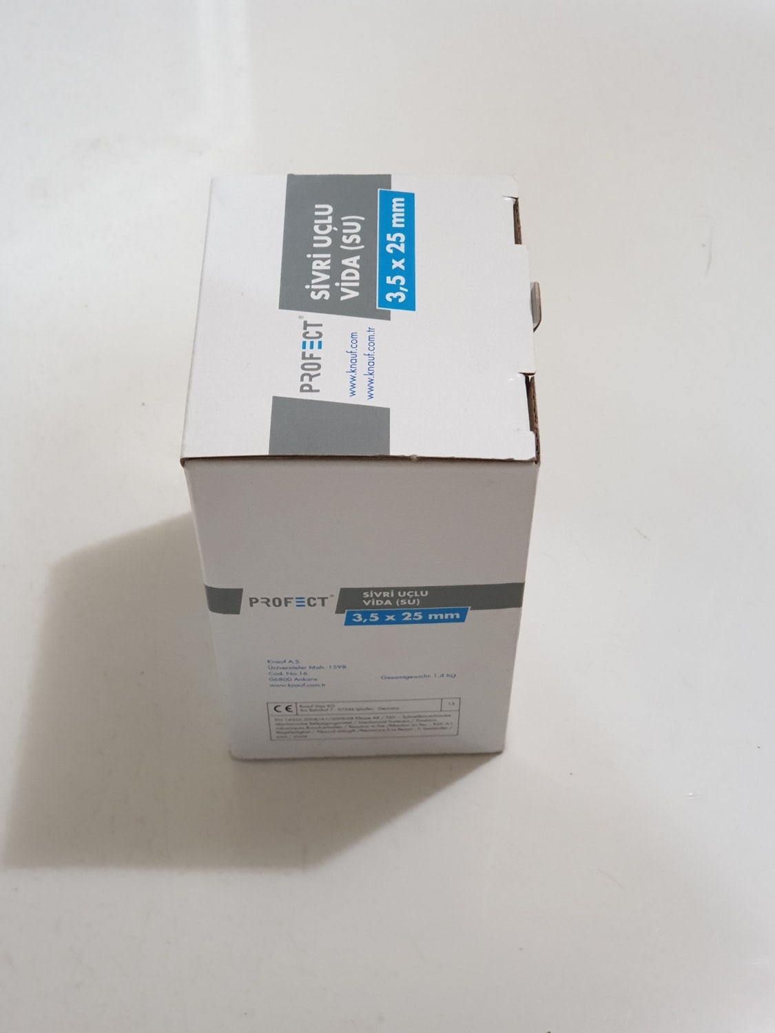 Profect Sivri Uçlu Vida (Su) 3,5 x 25 mm 1000 Adet