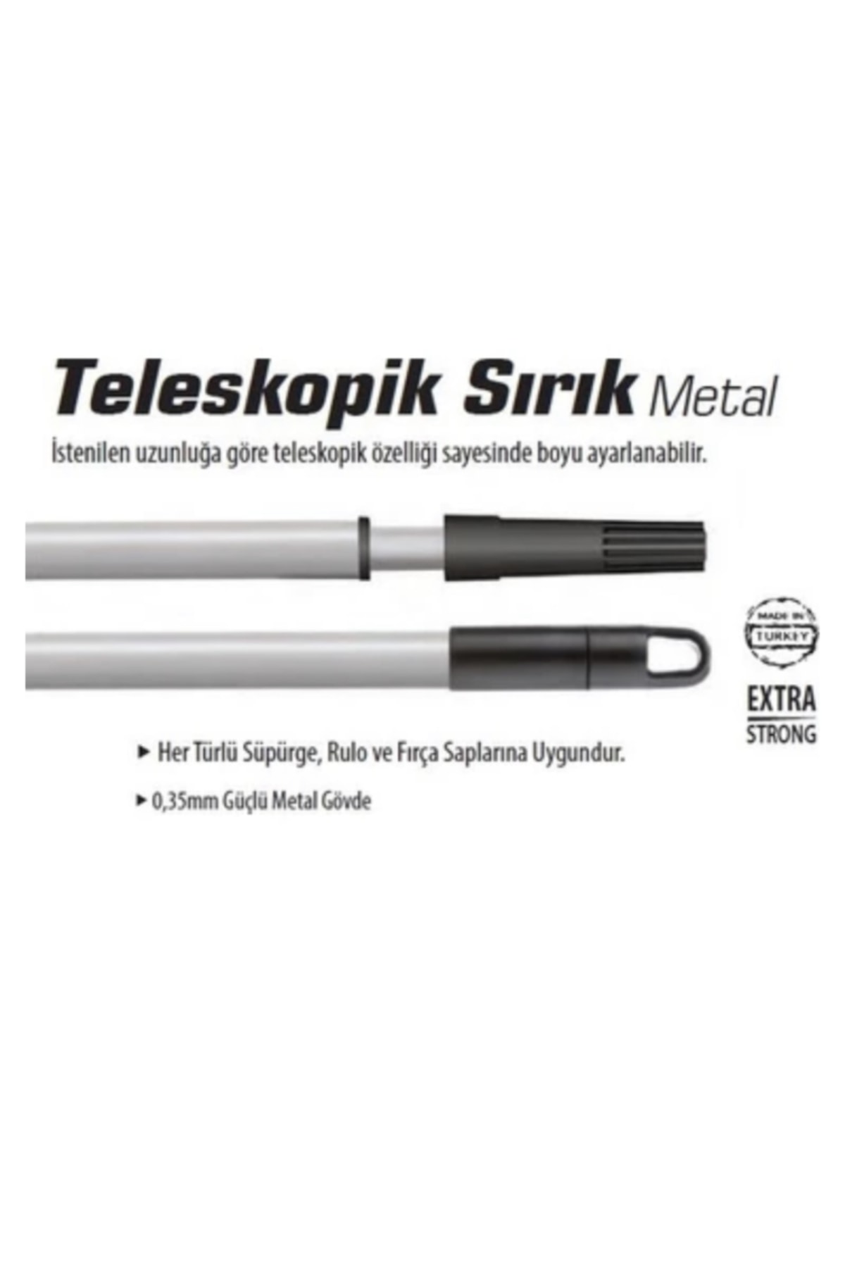 Besni Yapı Teleskopik Sırık Metal 4 Mt Ayarlı