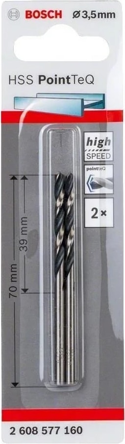 BOSCH Hss Pointteq Metal Matkap Ucu 3,5 mm 2'Lİ