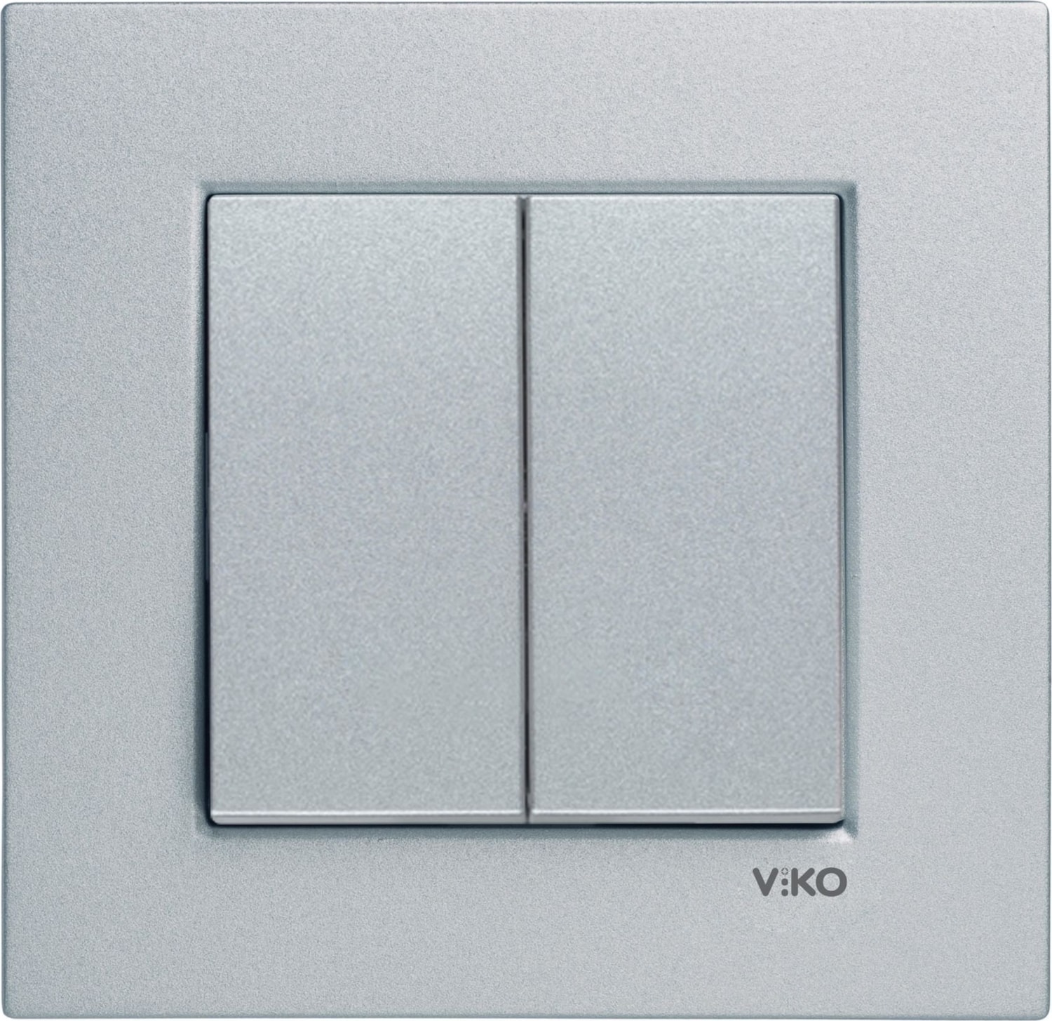 Artline Novella Gümüş İkili Anahtar Komütatör Çerçeveli