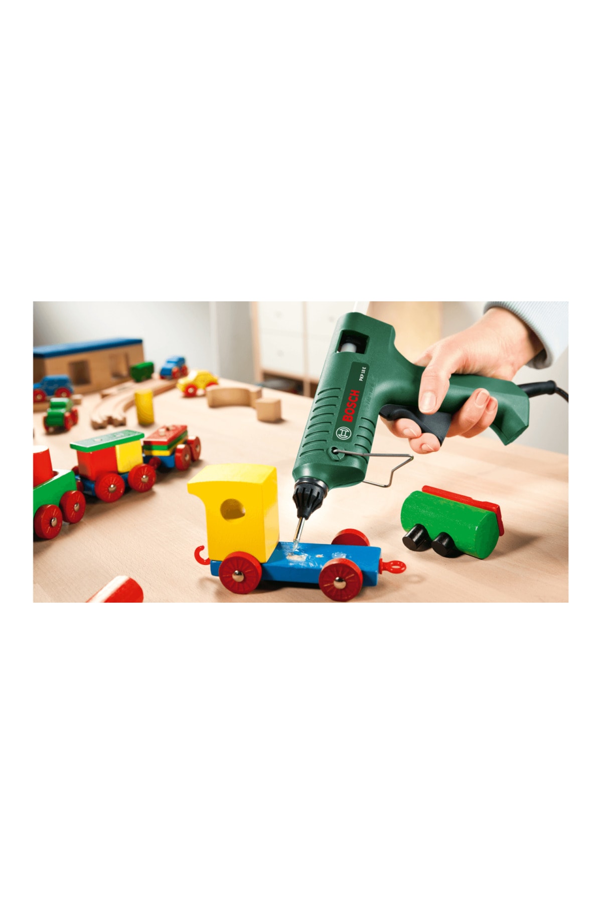 BOSCH Pkp 18 E Tutkal Tabancası 10 Adet Stick Silikon