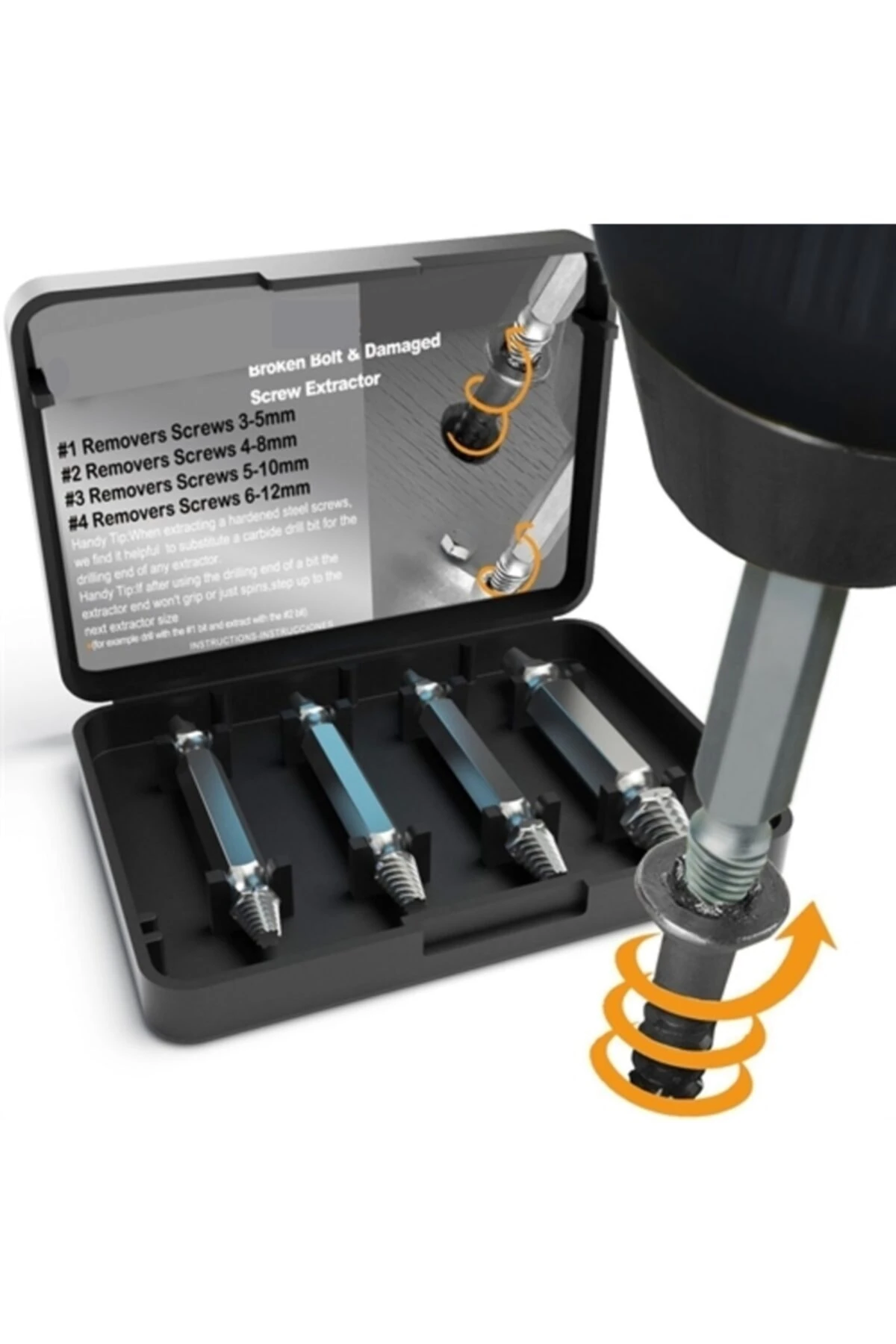 Mastercare Out 8 Farklı Uçlu Hasar Görmüş Vida Çıkarıcı 711507