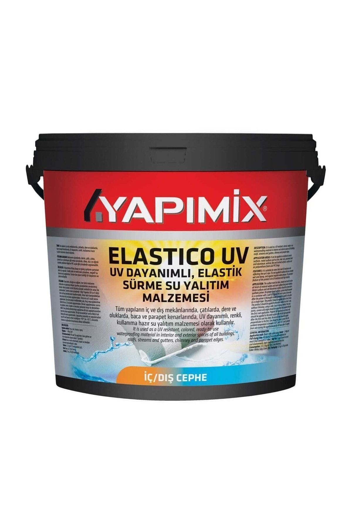 Elastico Uv - Elastımerik Uv Dayanımlı Sürme Su Yalıtım Malzemesi