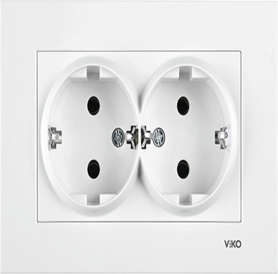 Karre Beyaz İkili Priz