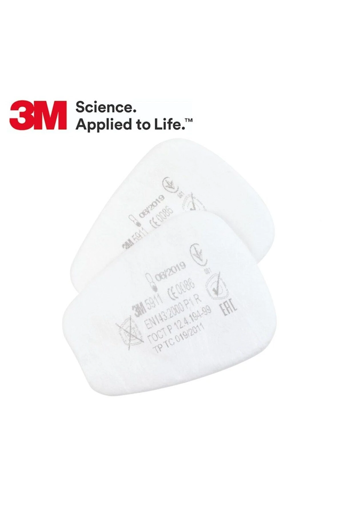 ™ 5911 Partikül Filtresi (Bayonet Bağlantılı, P1 R Filtreli) - (1 çift)