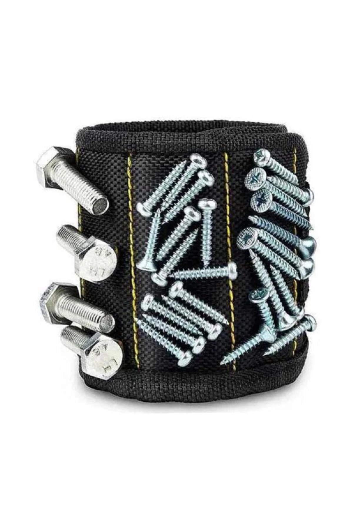 Ricevitore Manyetik Bileklik-10 Güçlü Mıknatıslı Profesyonel Vida Tutucu Bileklik(Universal Beden)