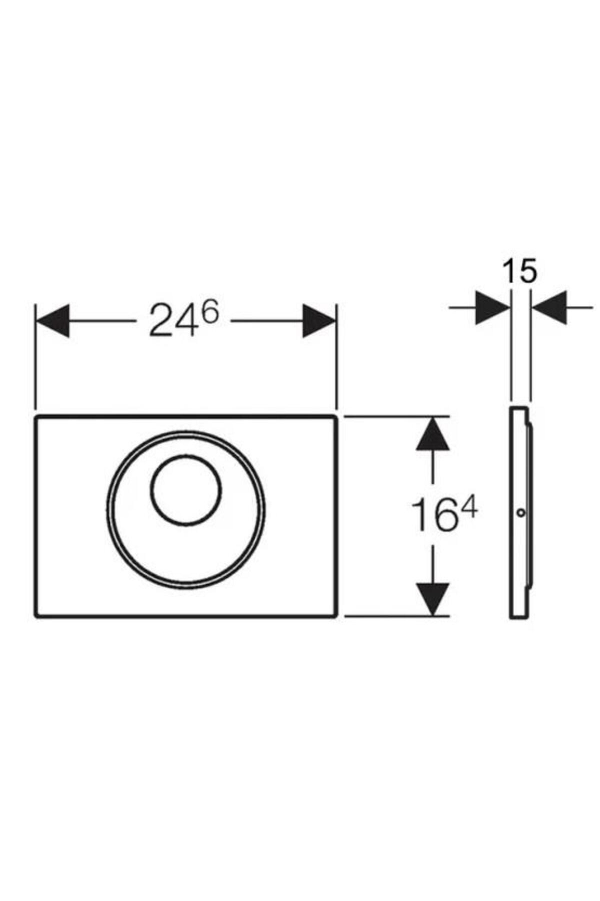 Sigma10 Fotoselli Kumanda Kapağı, Elektrikli, Paslanmaz Çelik (8 cm) - 115.856.SN.6