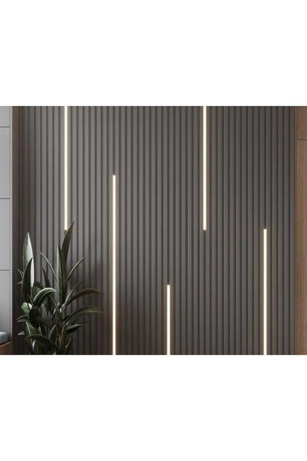 Kargo Bedava Antalya Yıldız Duvar Lambri Profili Lb 3771 Soft Touch Kaya Gri