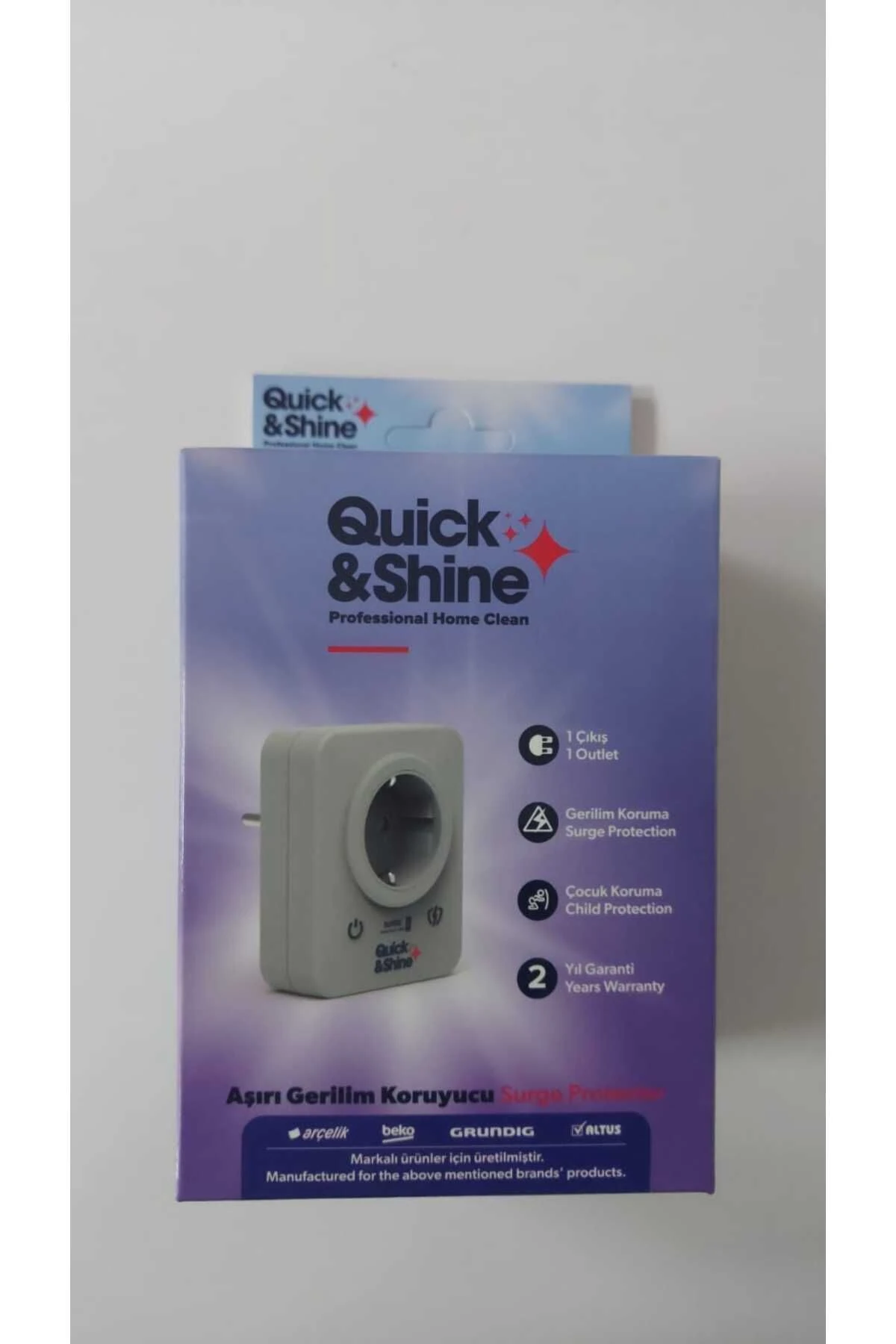 Apc Akım Korumalı Priz (gri)