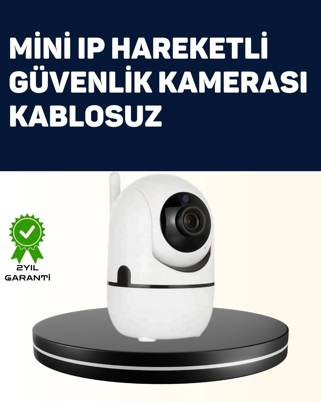 Buğz Yüksek Çözünürlüklü Hareket Takipli Kablosuz Güvenlik Kamerası – 1080P, Gece Görüşlü