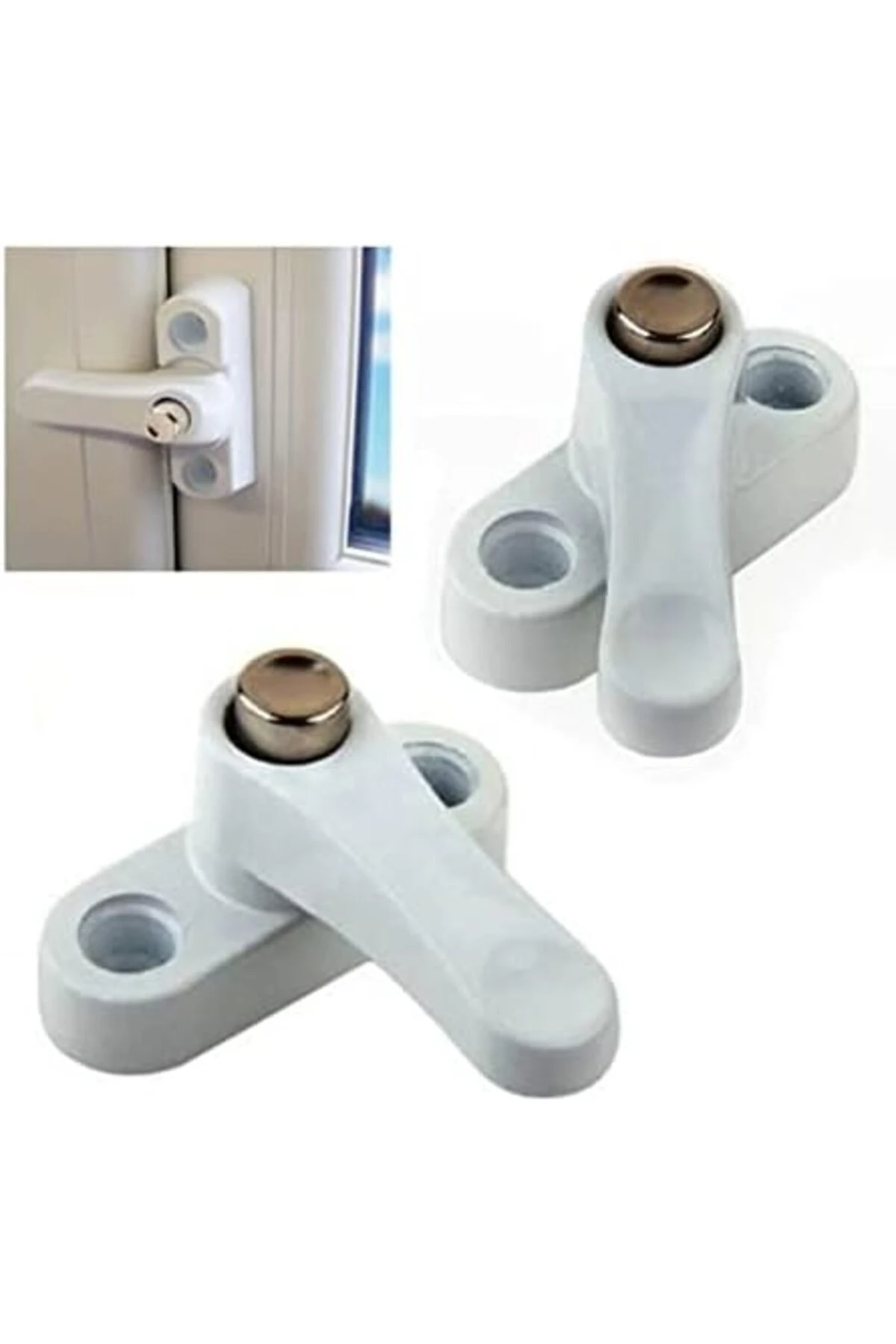 Wildlebend Pvc Kapı Pencere Emniyet Kilidi - Pimapen Kilidi - ÇELİK - 5 Adet 1178367