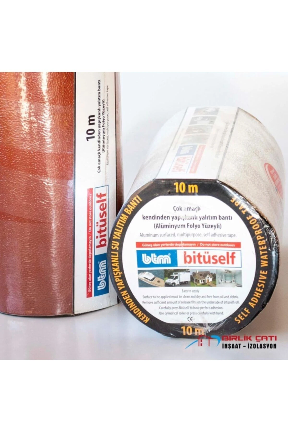 Bitüself 20 cm  Kırmızı Su Yalıtım Bandı