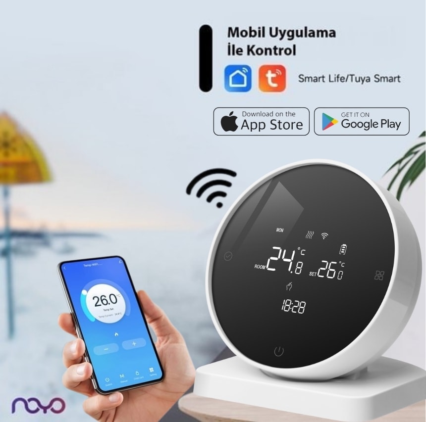 No.1 Wifi Akıllı Kablosuz Dijital Oda Termostatı
