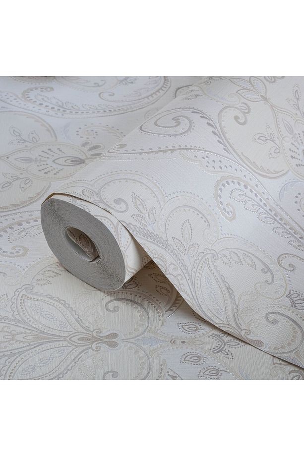 TROPICANO 9901 Renkli Damask Desenli Duvar Kağıdı 16,5m2