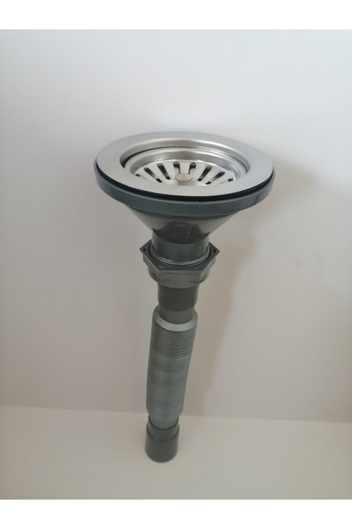 Lavabo Ve Eviye Sifonu Geniş Ağızlı Evye Ve Lavabo Gider Borusu - Ürün Çapı 11,5 Cm