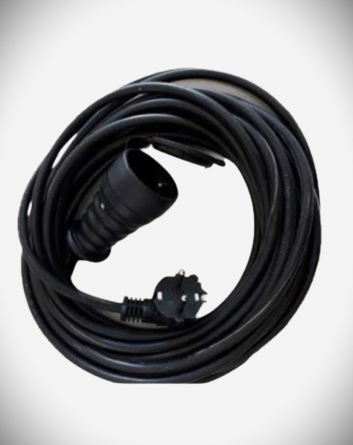 Kamp Karavan Alanların 20 Metre CCA Elektrik Tek Priz 3x2,5 mm Çantalı Uzatma Şarj Ara Kablo