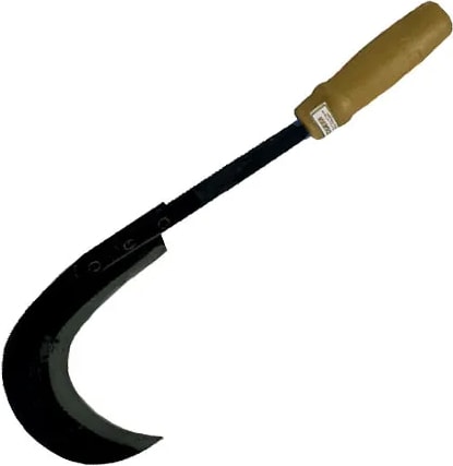 Sürmene Kırmızı Plastik Saplı Orak 43 cm - Buğday Hasadı - Lisinya