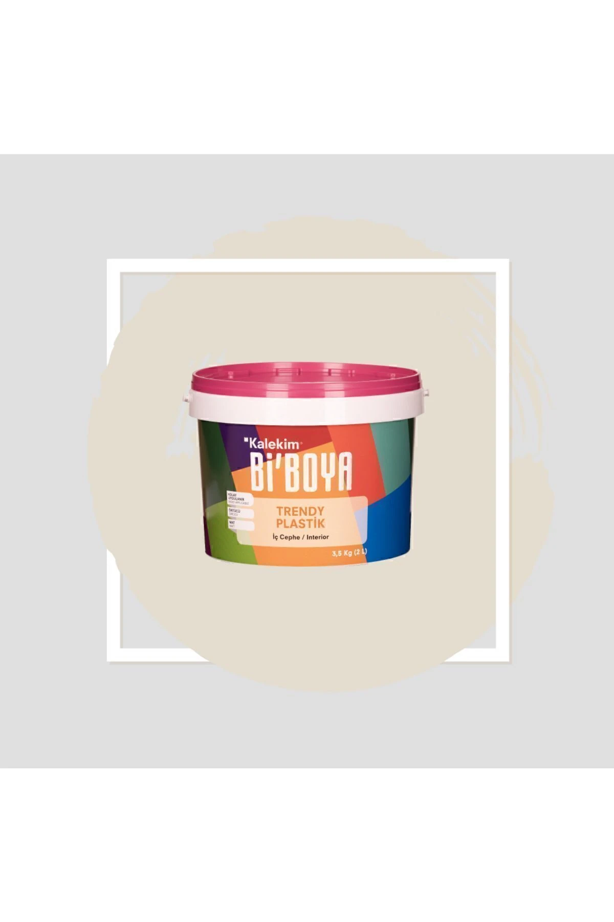 Ekonomik Mat Iç Cephe Boyası 3,5 Kg Kumru