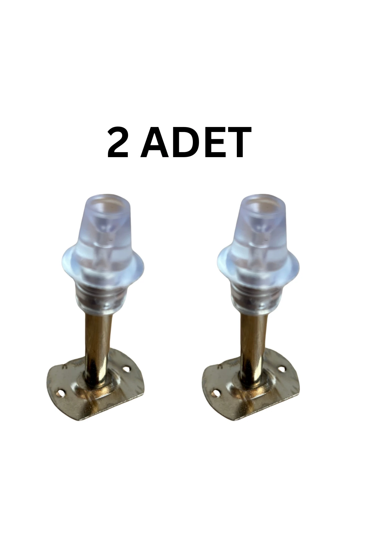 Kapi Pencere Arkasi Stoperi Kapi Tamponu Metal Gövde 8cm Tutucu Durdurucu 2 Adet