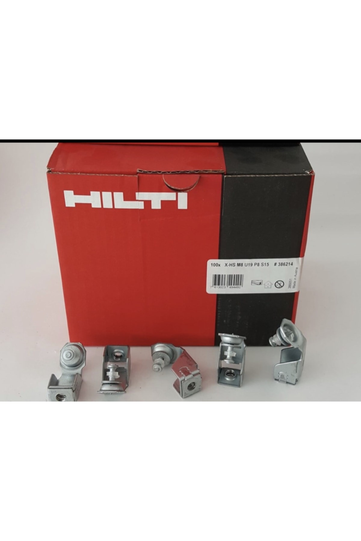 X-hs M U Çivili Dişli Rot Askısı Tavan Askısı X-hs M8 U32 P8 S15 #361789