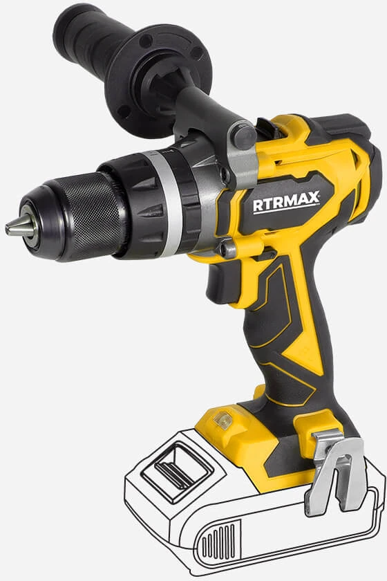 RTX3010B *aküsüz* Akülü Darbeli Matkap Kömürsüz 70NM X-Lıon