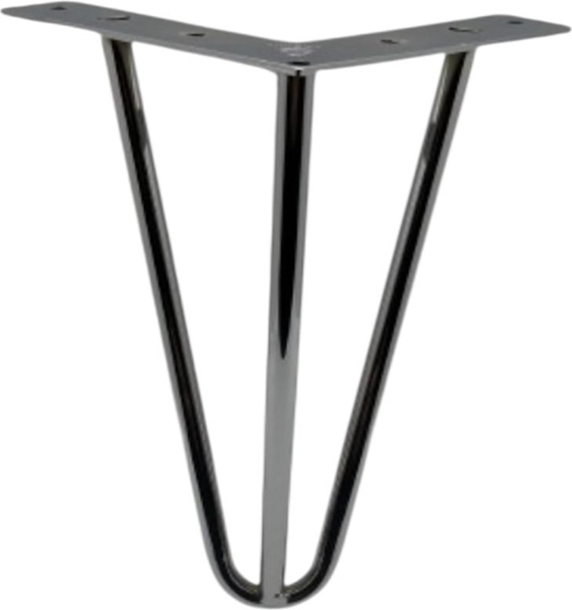 Çubuk Ayak Metal 20 cm Krom Mobilya Koltuk Ayağı