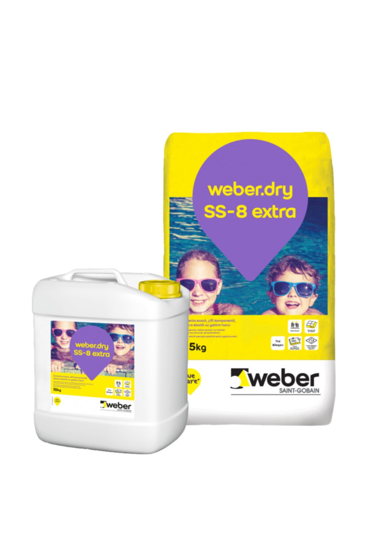 Tam Elastik Su Yalıtım Harcı Extra İzolasyon Seti