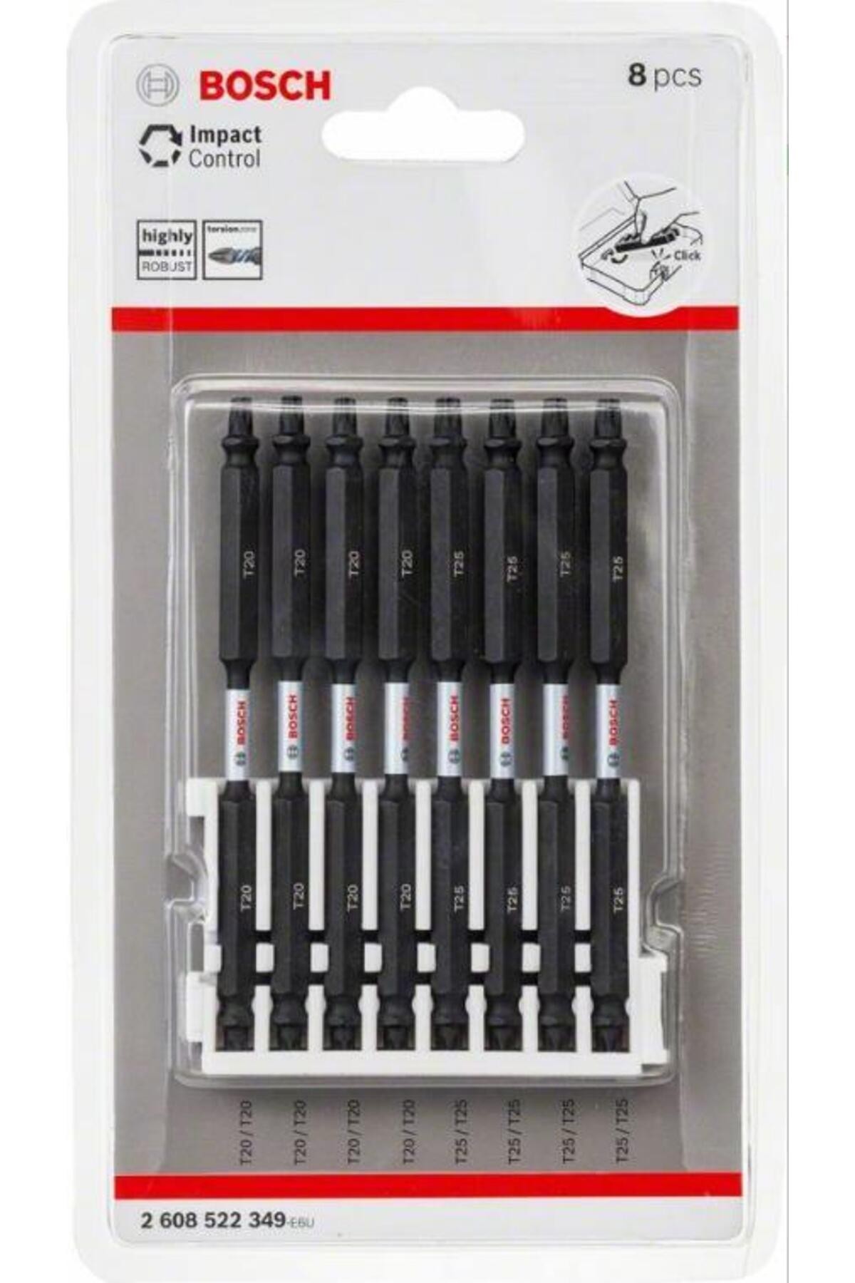 Impact Ctrl Vidalama ÇiftTaraf 8li Set 110mm
