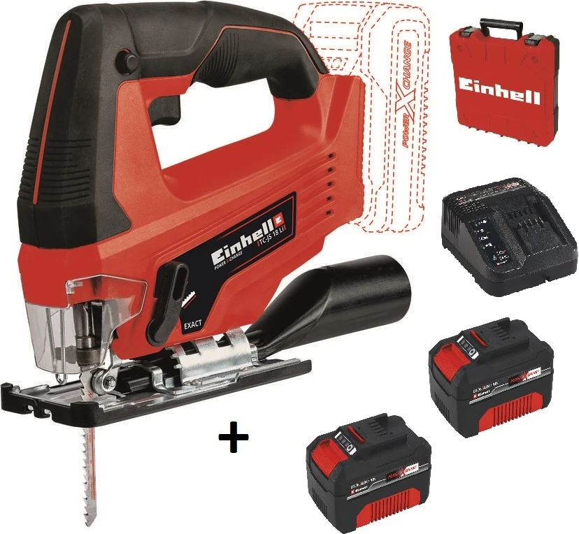 Tc-Js 18 Li - Tekupaj Testeresi + 2* 4.0 Ah Starter Kit + Çanta