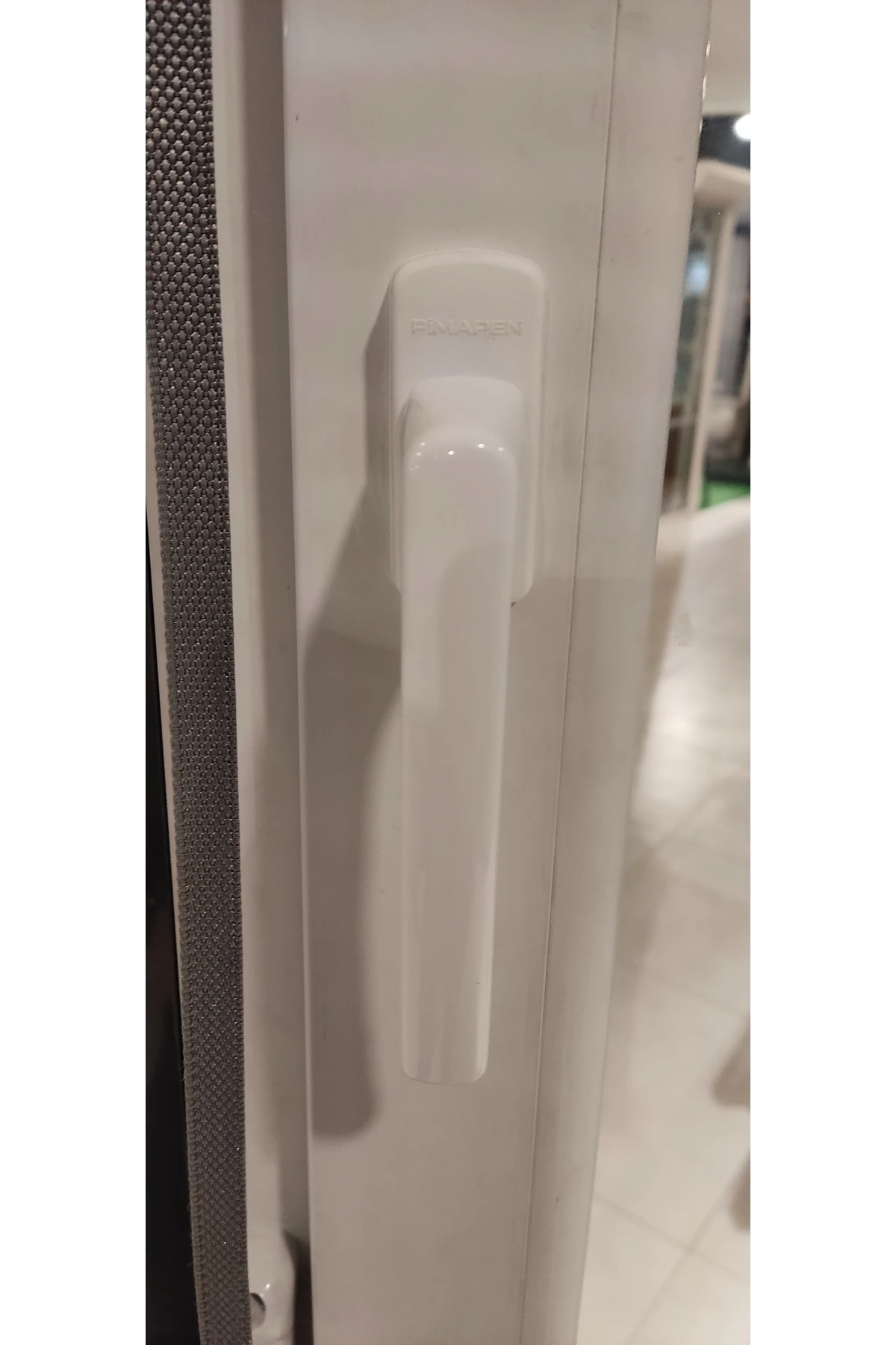 2 Adet - Pencere Kolu Beyaz Alüminyum 153gram/adet