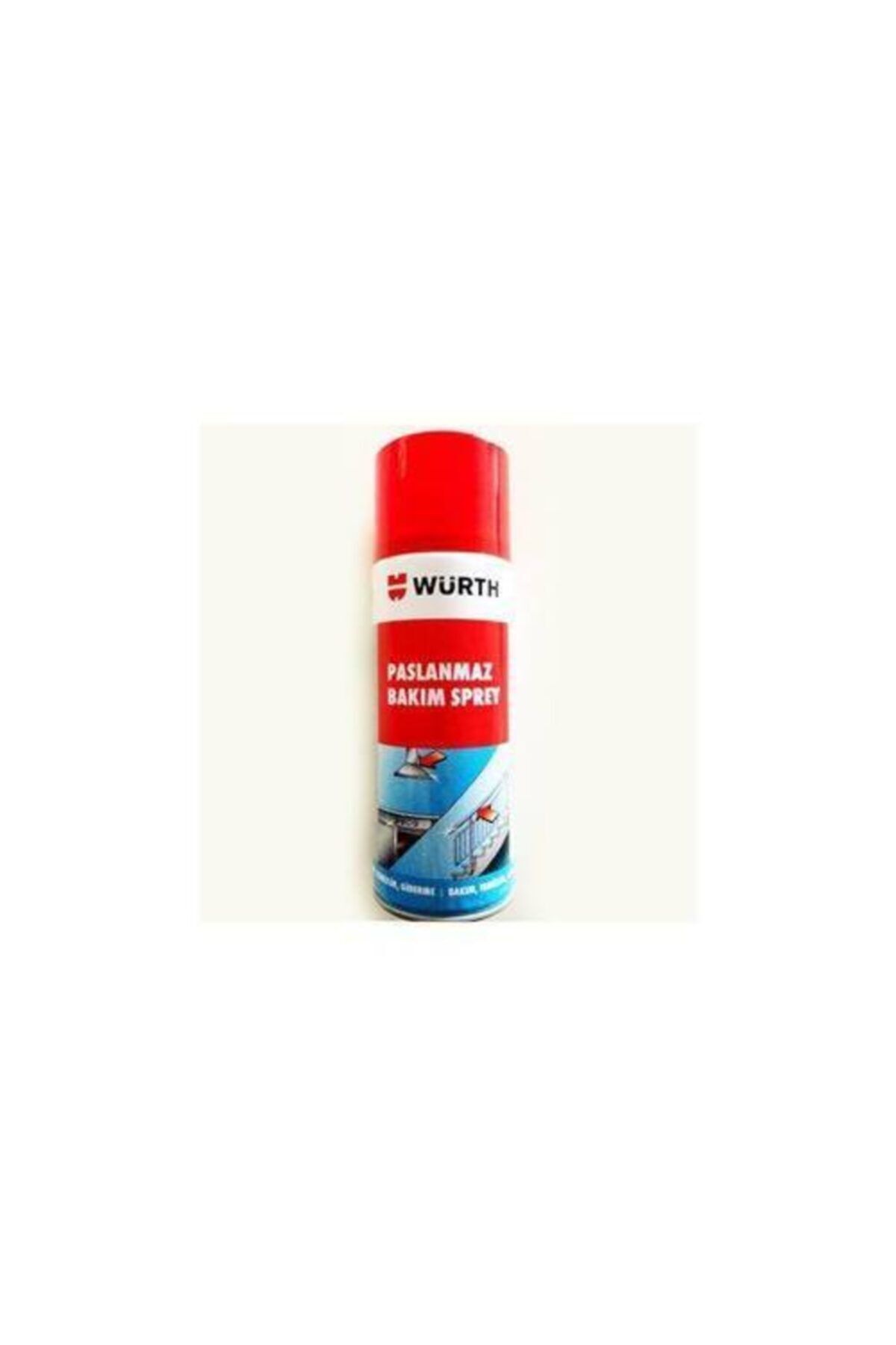 WÜRTH PASLANMAZ BAKIM SPREYİ KROM - ANKASTRE PARLATICI 400 ML YENİ TARİHLİ