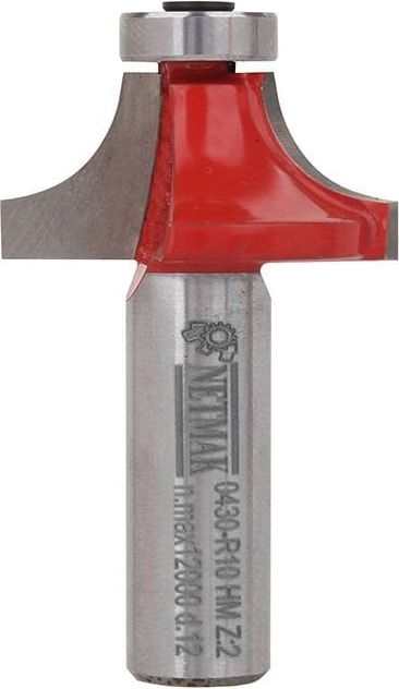 BOSCH Elmas Uçlu Rulmanlı Radüs El Freze Bıçağı 33X10X57 430-R10 12 mm
