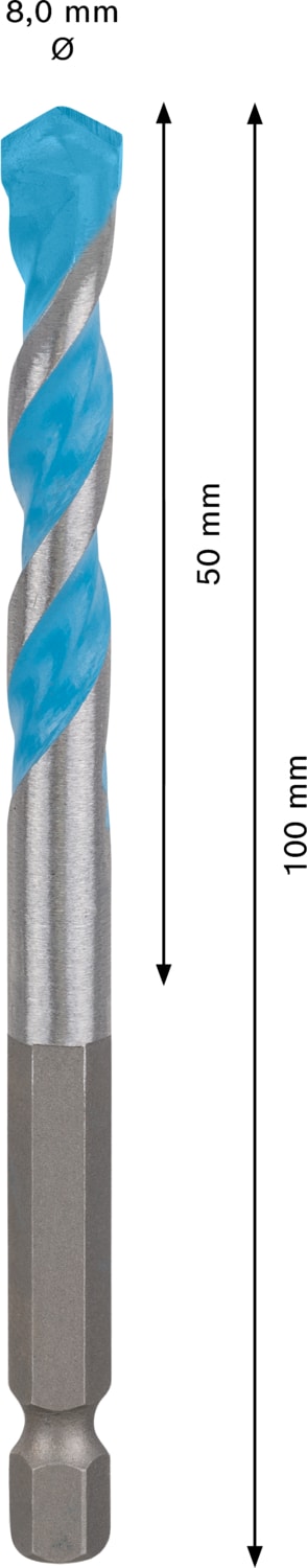 Expert Hex-9 Multiconstruction Delme Ucu 8 x 50 x 100 mm